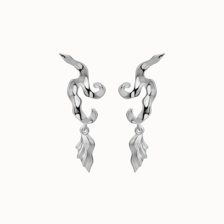 Nava Copenhagen - Wholesale Dangle Earrings - Ochiba Earrings - Silver0