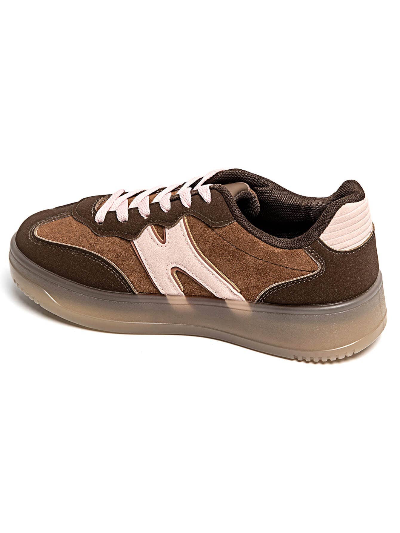 No Doubt Shoes – Engroshandel Lifestyle sneaker - Dame – KLASSISKE GADESKO I KONTRASTFARVER MED SNØREBÅND I IMITERET RUSKIND18