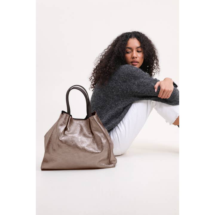 Cherry Paris - Wholesale Top Handle Bag - Women's - ETHEL METAL Bag- 3965B4