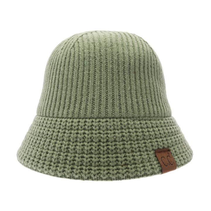 C.C Beanie - Wholesale Bucket Hat - Women's - Knitted Cloche C.C Bucket Hat BK38237