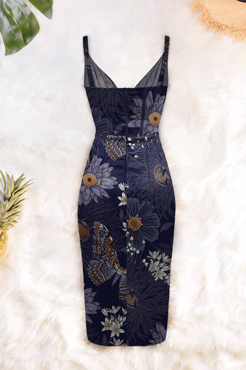 Dani Draped midi dress for wholesale on Faire1