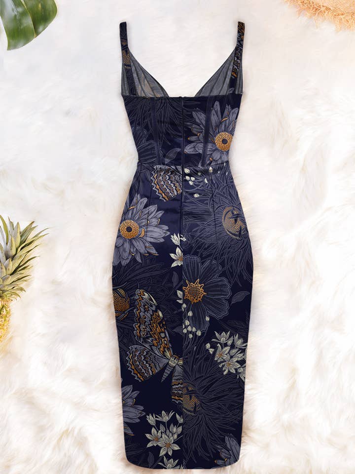 Dani Draped midi dress for wholesale on Faire1