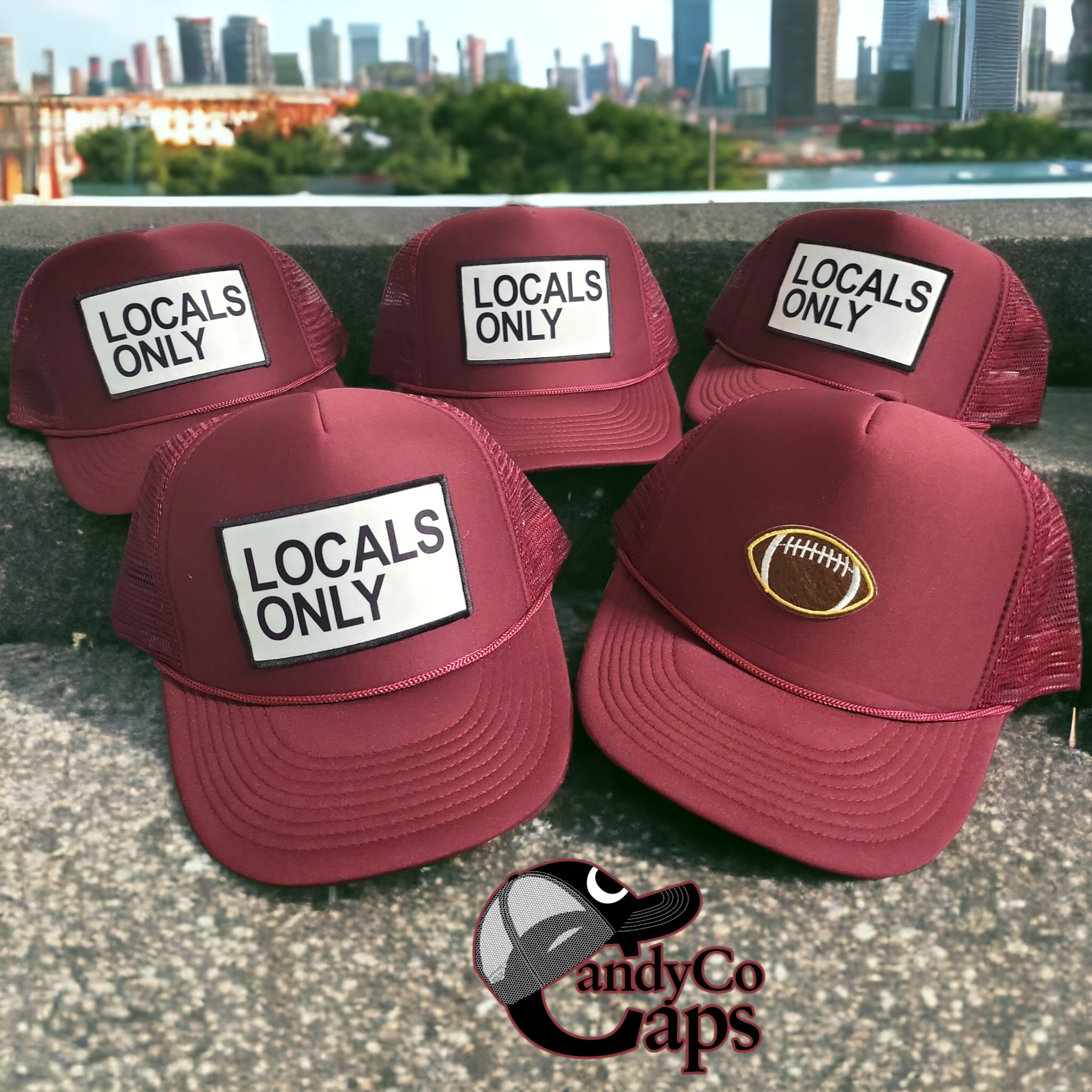 The Candy Collections - Wholesale Trucker Hat - Women's - Locals only Patch Vintage Trucker Hat cap trendy5