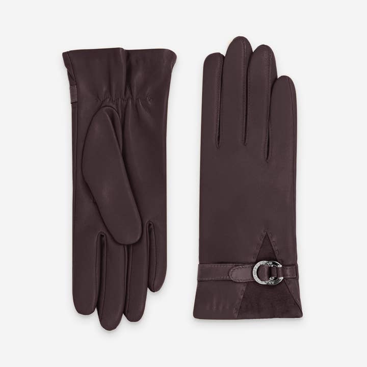 Glove Story - Wholesale Gloves - Women's - Lambskin Leather Gloves–Cashmere,Wool & Nylon Lining–21639CA6