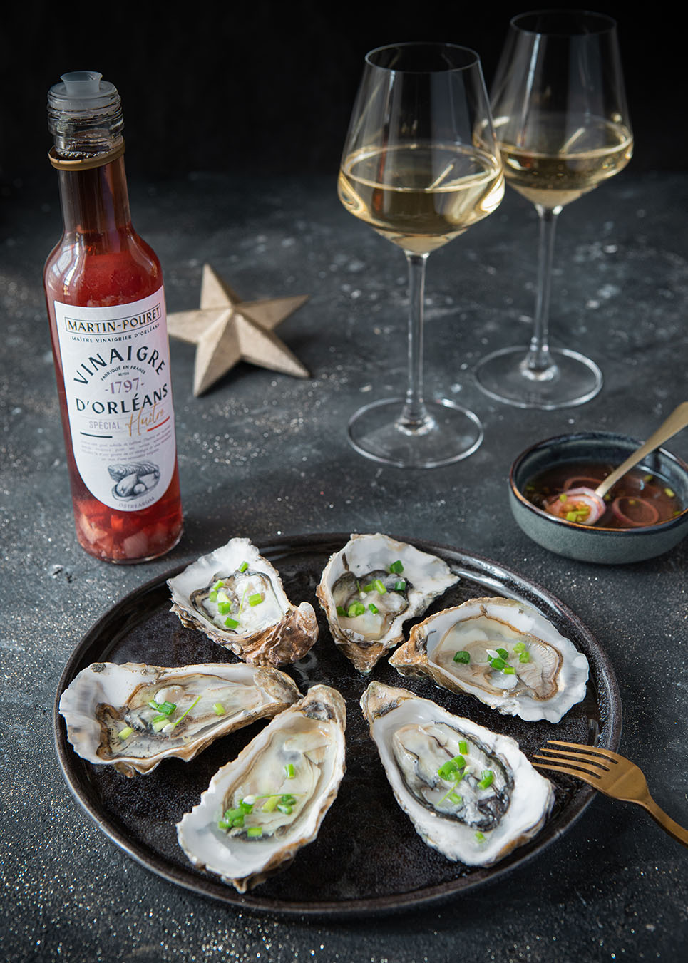 Martin-Pouret - Vente Vinaigre - "Spécial Huîtres" (Préparation à base de Vinaigre d'Orléans)1
