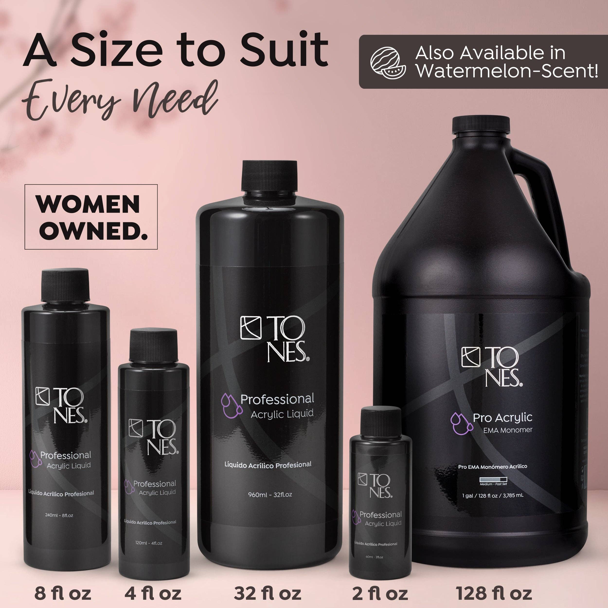 Tones Acrylics | Gels | Nail Art | Nail Tools & Accessories - Wholesale Nailcare Set - Pro Acrylic EMA Monomer18