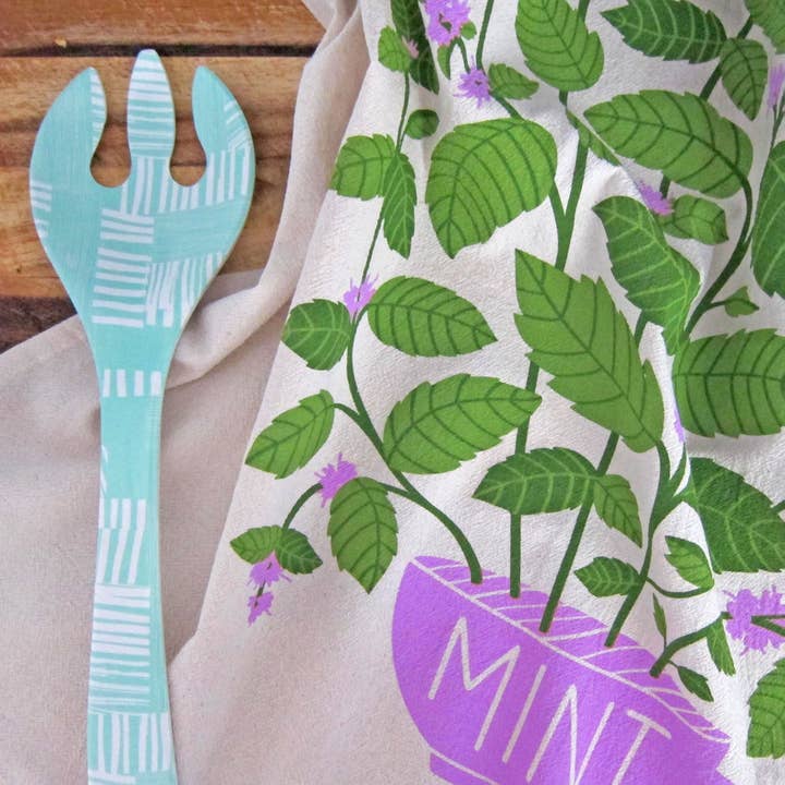 The Neighborgoods - Wholesale Tea Towel - I LILAC PURPLE (Mint, Lilac) - Tea Towel Set of 25
