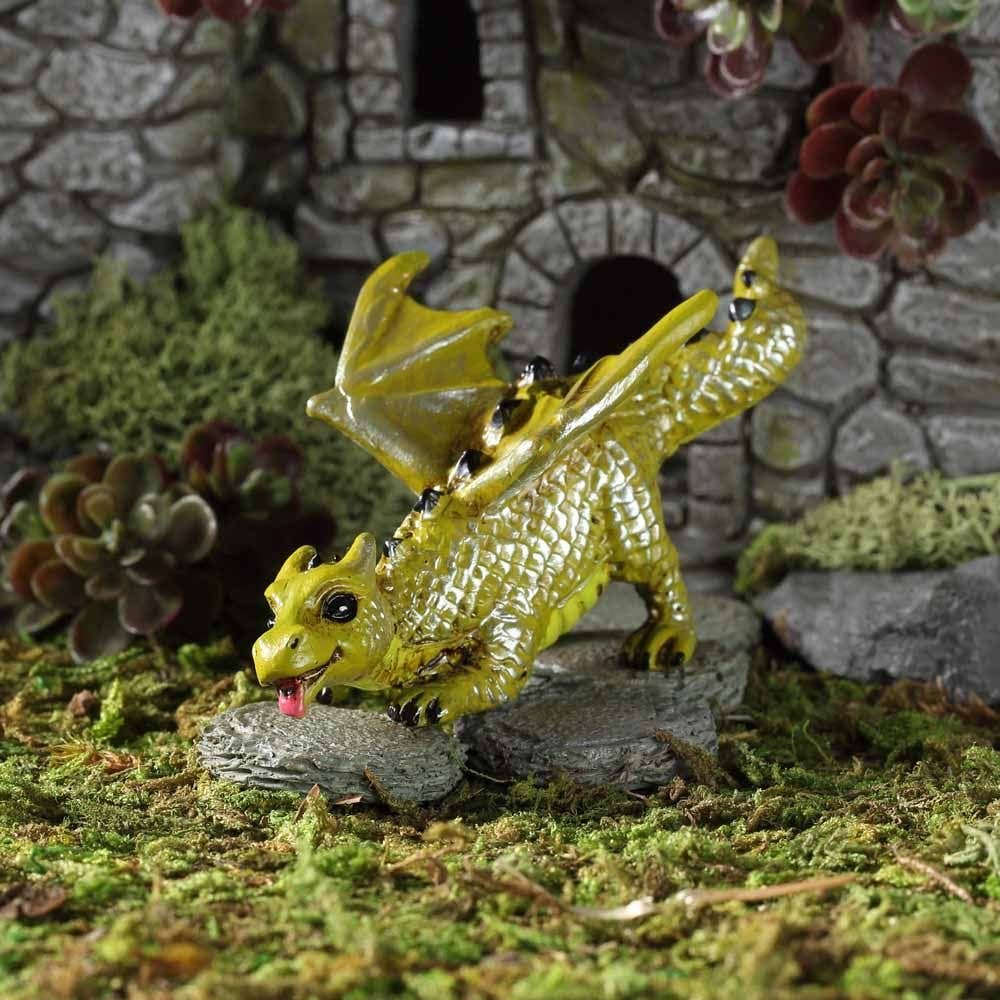 Fairygoodies – wholesale Decorative figurine – Prowling Dragon (Fiddlehead Miniature Fairy Garden Figurine)