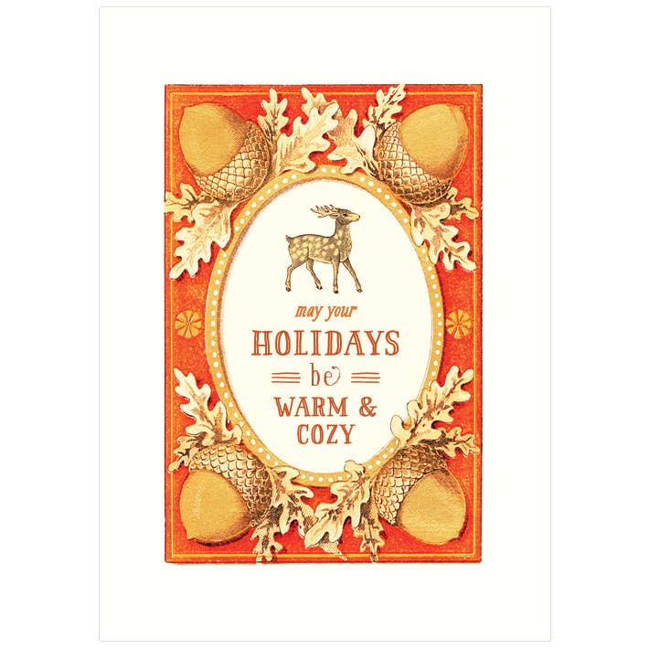 Lucca Paperworks - Wholesale Season's Greetings Card - Warm & Cozy | Holiday Greeting Card