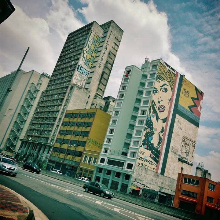 Muurdecoratie van São Paulo op straat met graffitifotografie voor wholesale door Mo & Paul Photography