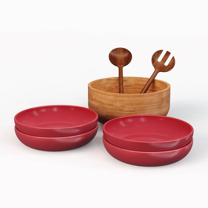 Set di insalatiere - Terracotta per la vendita all'ingrosso da parte di Ziruma Co.