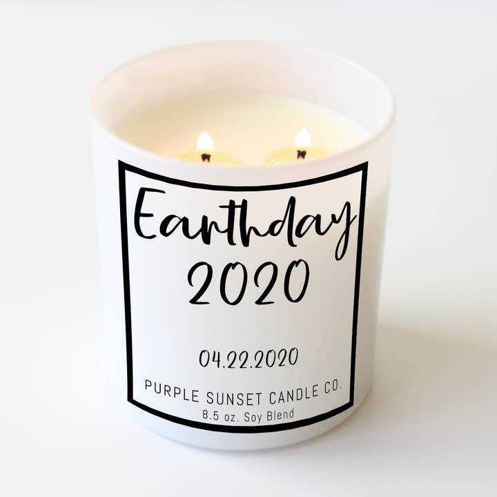 Bougies Nature Personnalisées/Personnalisées pour la vente par Purple Sunset Candle Company