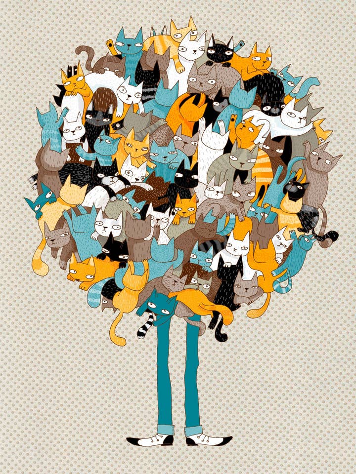 Stampa erba gatta per la vendita all'ingrosso da parte di Surfing Sloth