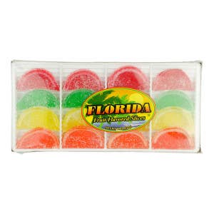 L&F Universal Goods - Wholesale Gummy - Florida Assorted Fruit Slices 12/8OZ