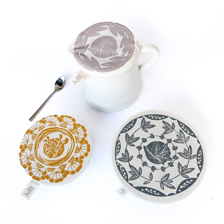 Halo Dish and Bowl Cover Small Set of 3 Herbs for wholesale by Halo Dish Covers