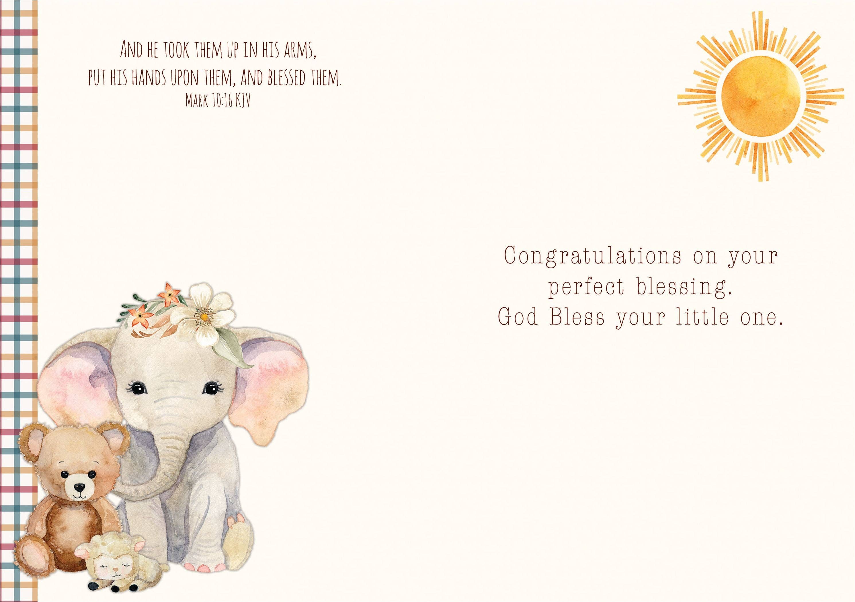 Crown Point Graphics - Wholesale Baby Card - You are my Sunshine | Baby Greeting Card5