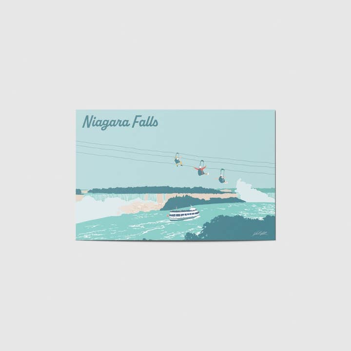 Niagara Falls Travel Postcard for wholesale by Byway Press