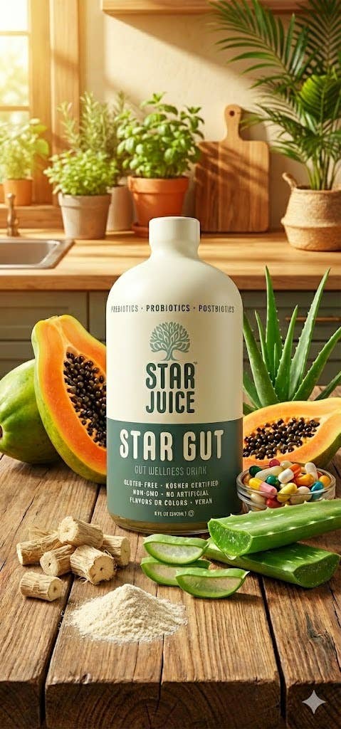 Star Juice - Wholesale Oral Supplement/Vitamin - Star Gut Natural Relief for Heartburn & Acid Reflux 5