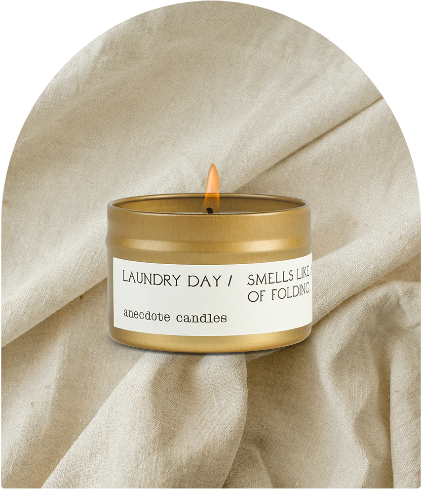 Anecdote Candles – Engroshandel Glaslys – Vaskeri dag (Lily & White Musk) Stearinlys6