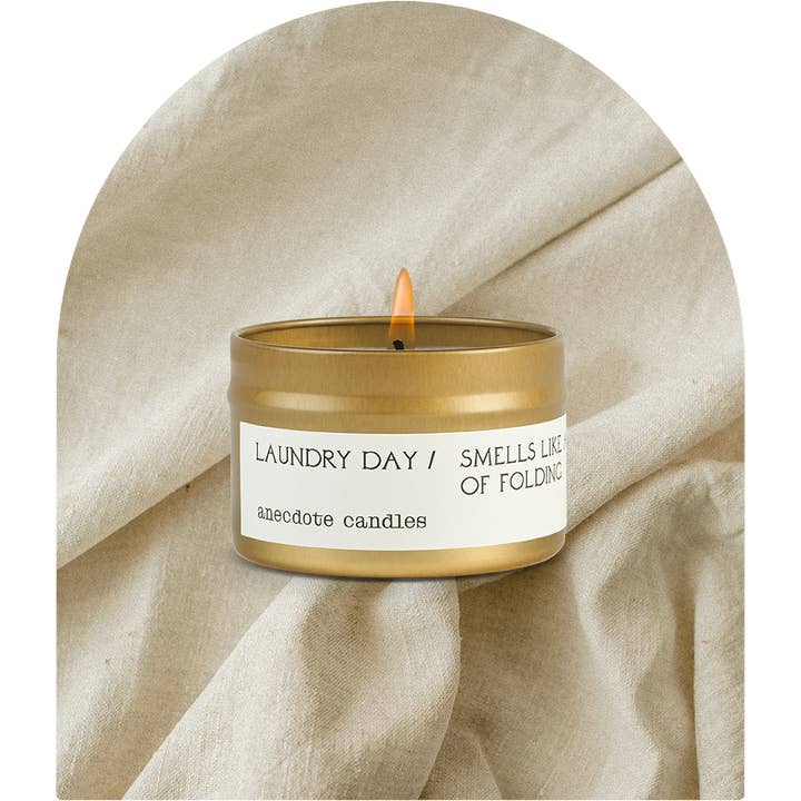 Anecdote Candles – Vela em jarro/copo por atacado – Vela Dia da Lavandaria (Lily & White Musk)6