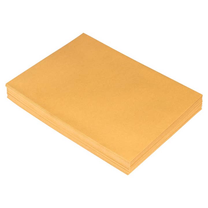 JAM PAPER - Wholesale Envelopes - 9x12 Brown Kraft Manila Envelopes, Peel & Seal, 100-Pack