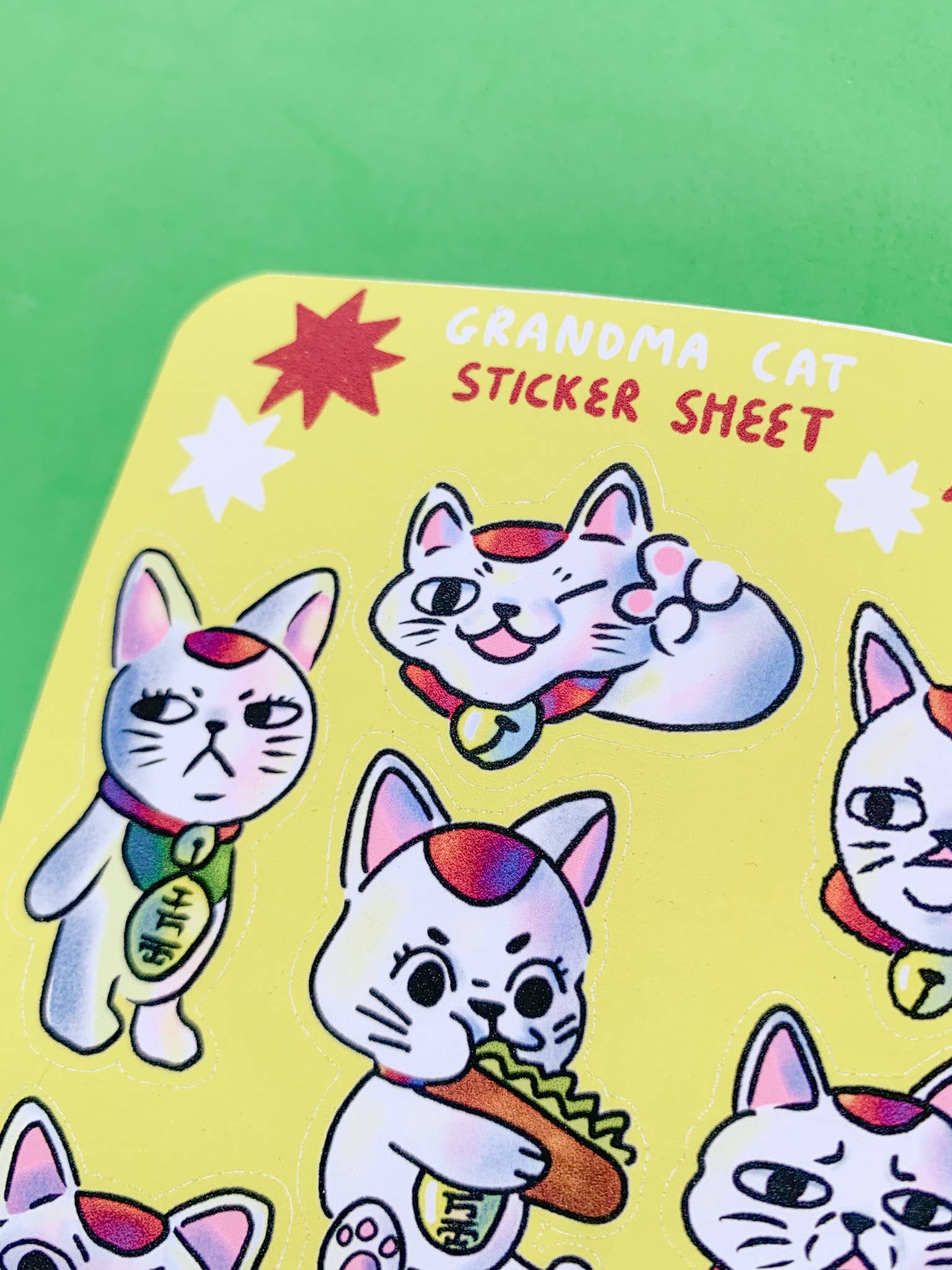 Sophie Heywood - Vente Autocollant - Feuille d'autocollants Turbo Granny DanDaDan Matt3