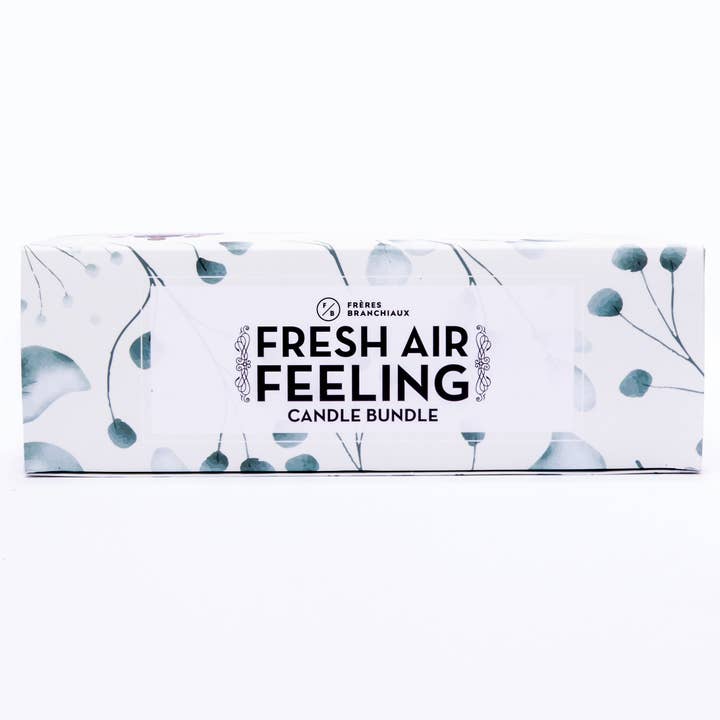 Pacchetto di candele Fresh Air Feeling per la vendita all'ingrosso da parte di Frères Branchiaux Candle Co.
