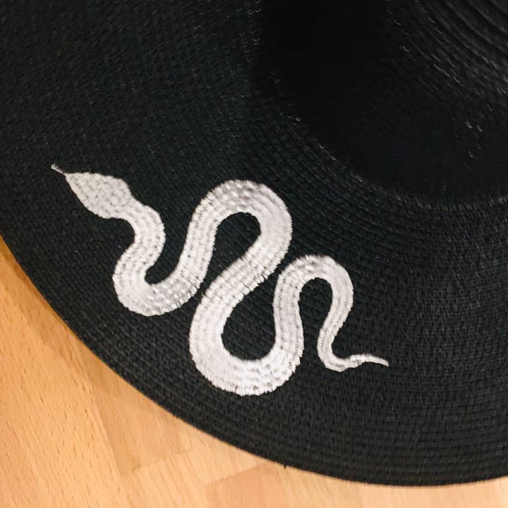 Witchwood Bags – Engroshandel Stråhat – til kvinder – Floppy solhat - XL Brim - Slanger3