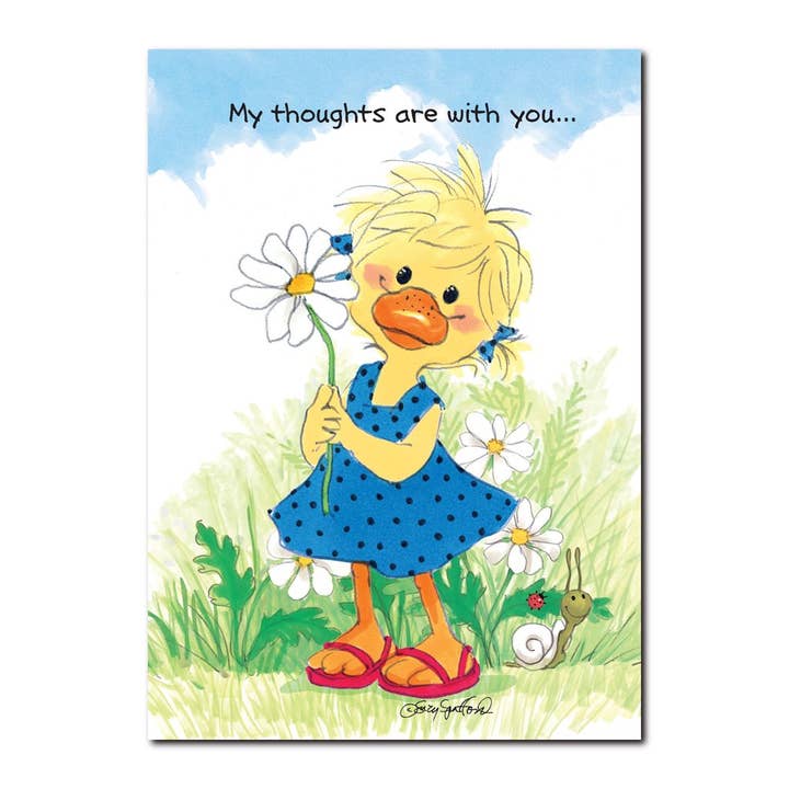 Polly Daisy Friendship Greeting Card for wholesale by Suzy's Zoo Store