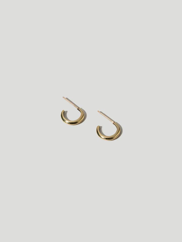 Small Classic Hoops Gold for wholesale by Maslo Jewelry
