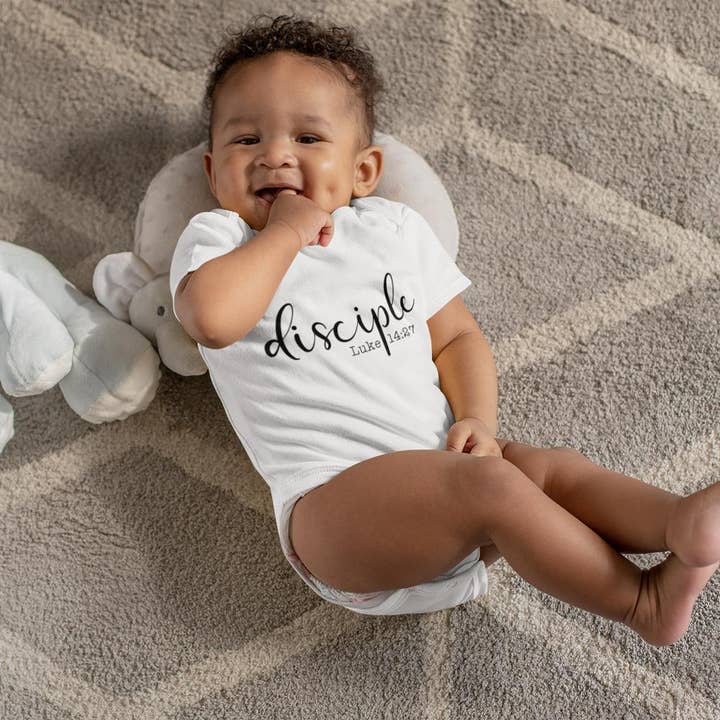 NewBabyWishes - Wholesale Bodysuit (Non-Footed) - Baby - Disciple Baby Clothes-Religious Baby Onesie-Baby Clothing