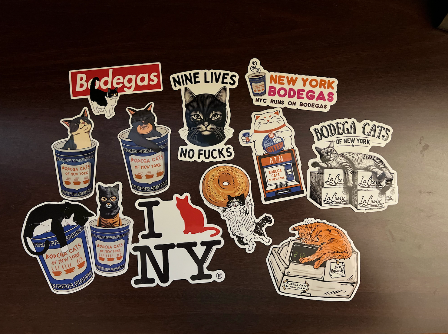 Bodega Cats of New York - Wholesale Sticker - Bodega Cats of New York 4.5" Sticker (Supreme Style)3