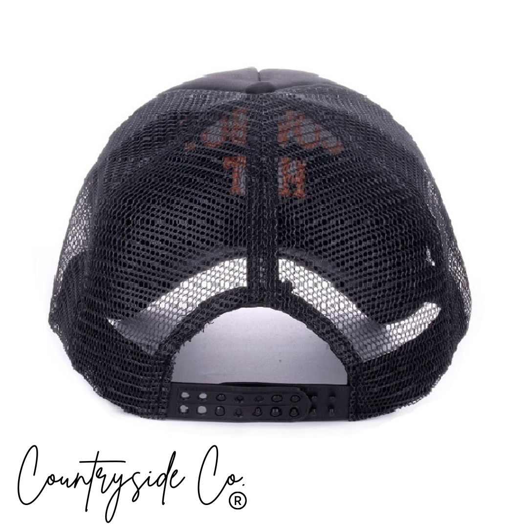 Texas Western Cowhide Bags and More - Wholesale Trucker Hat - Women's - Cowboy Hat Trucker Cap 3