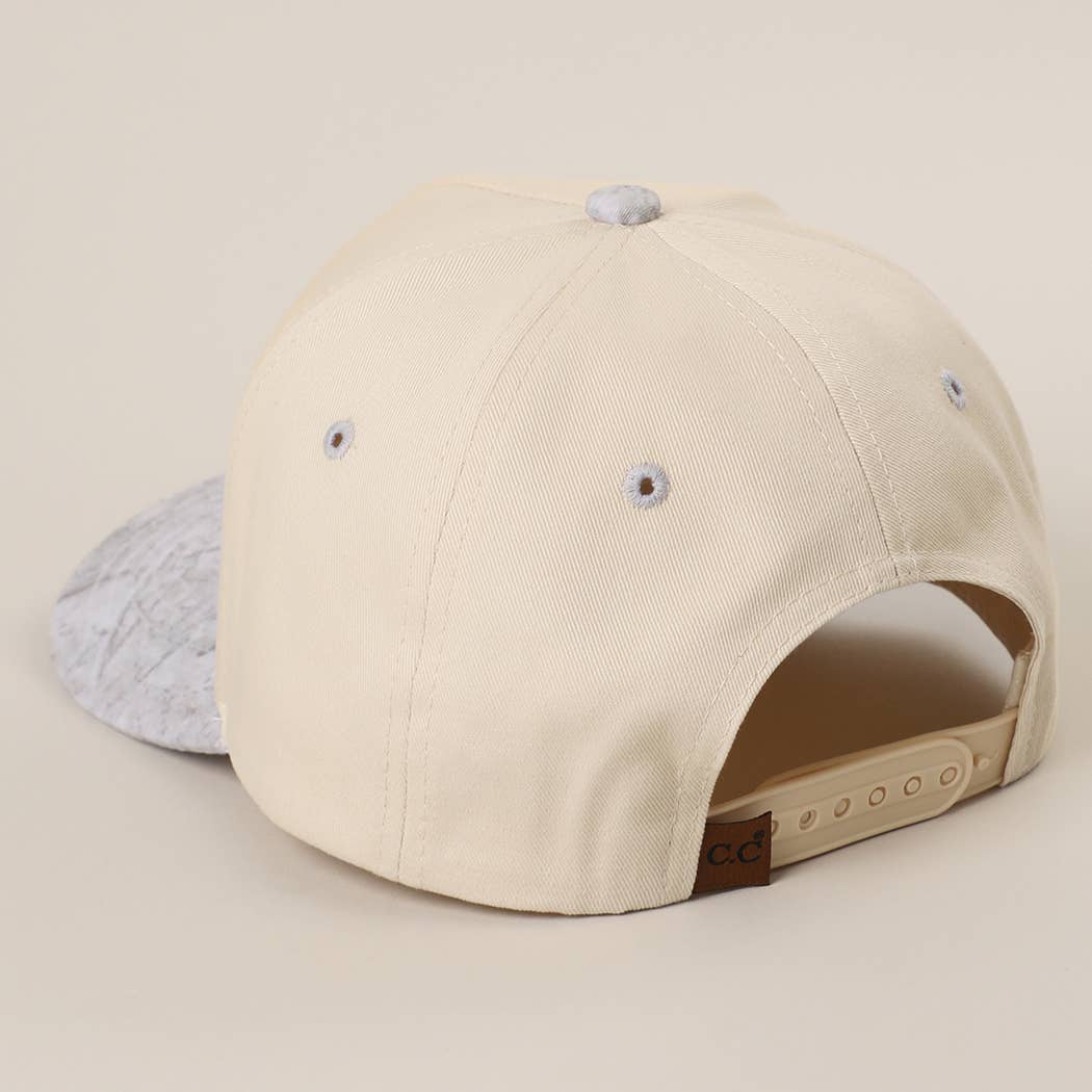 HOWDY Embroidered Two-Tone WHITE CAMO Trucker Hat for wholesale on Faire6
