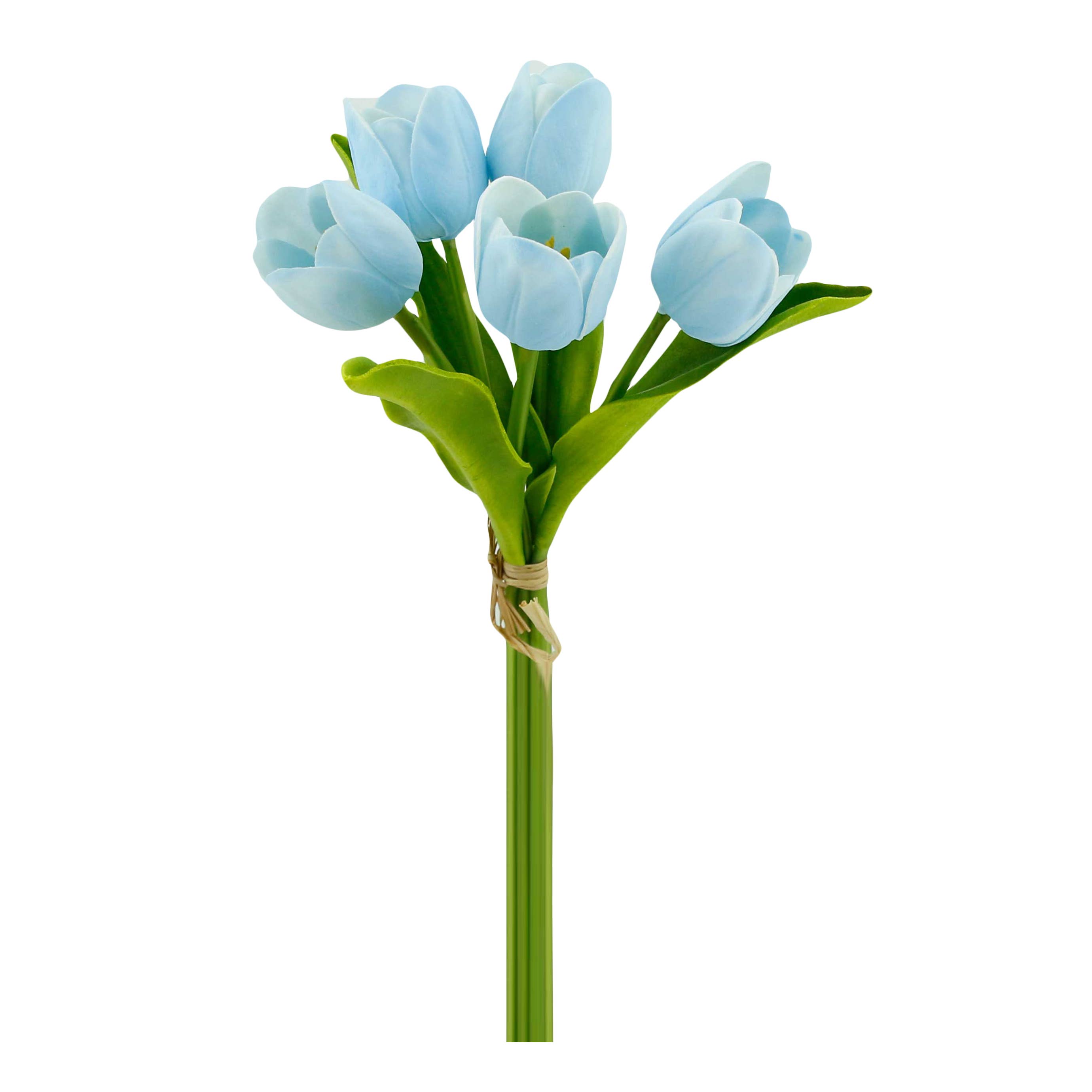 Angel Isabella – wholesale Artificial flowers – Pack of 5-stems Real Touch medium open tulip9