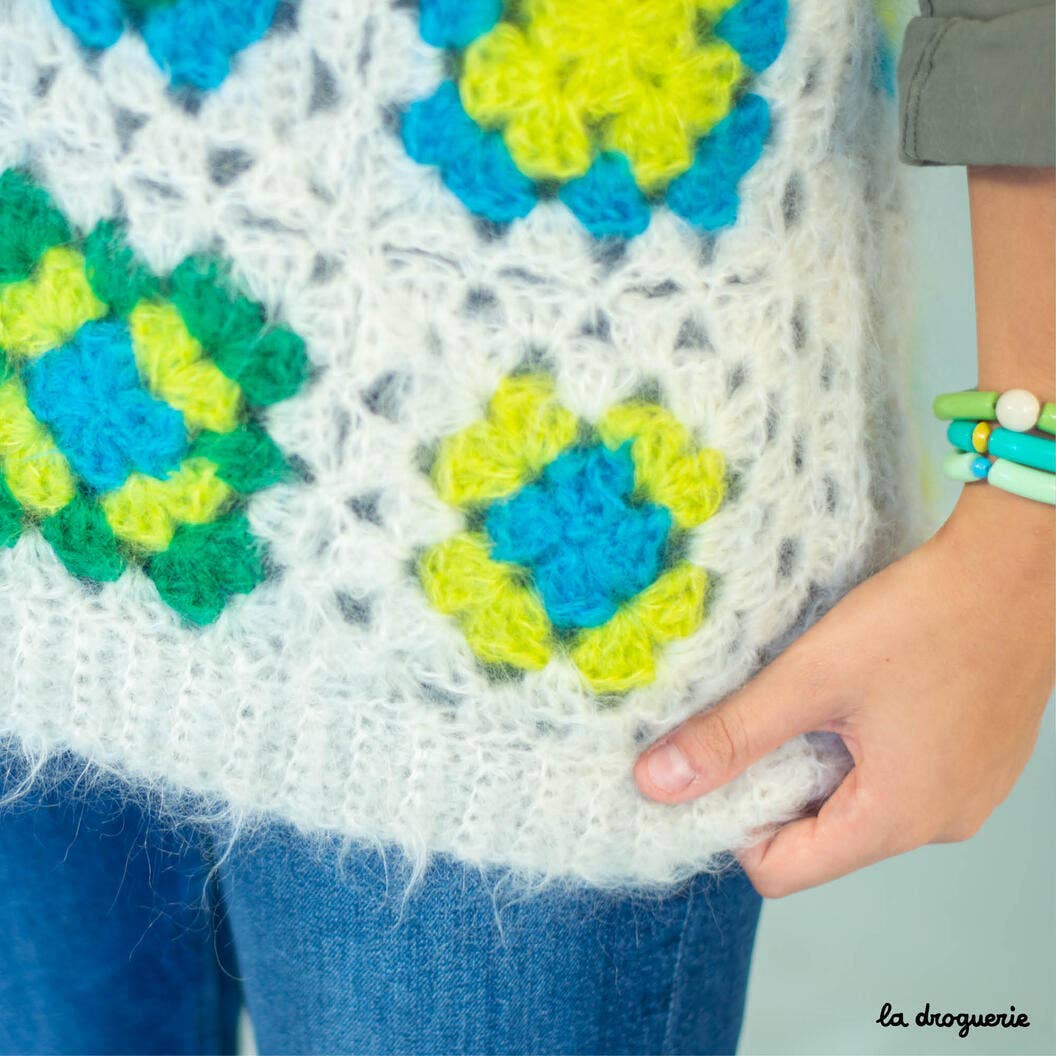 LA DROGUERIE - Vendita all'ingrosso Attrezzi per lavoro a maglia/uncinetto - Schema per giacca donna Cirrus all’uncinetto4