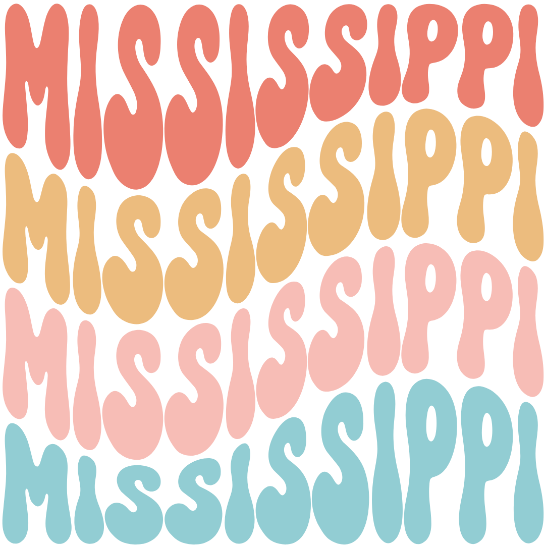 Daisy Mae Designs - Vente Aimants - Tous les 50 États Aimant Fort Acrylique Police Rétro – 2"x2"22