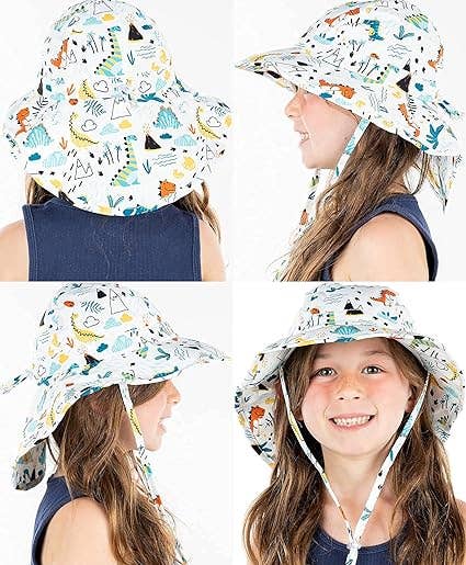 Funky Junque - Vente Bob – enfant - Chapeau bébé/enfant à motif dinosaures et volcans4