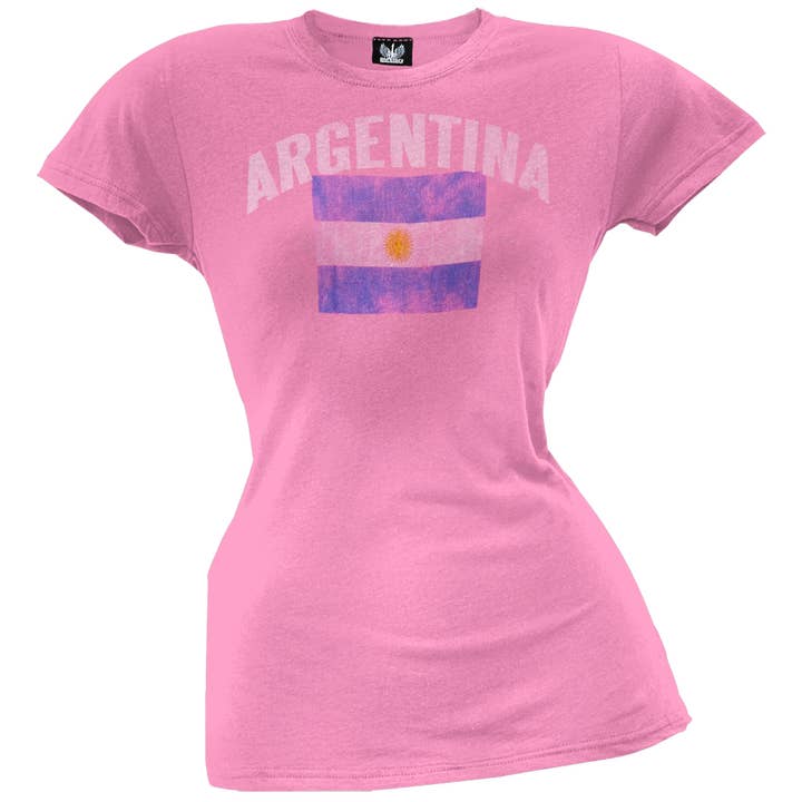 Official Store - Wholesale Screen Printed T-Shirt - Women's - Argentina Royal Women's Juniors T Shirt