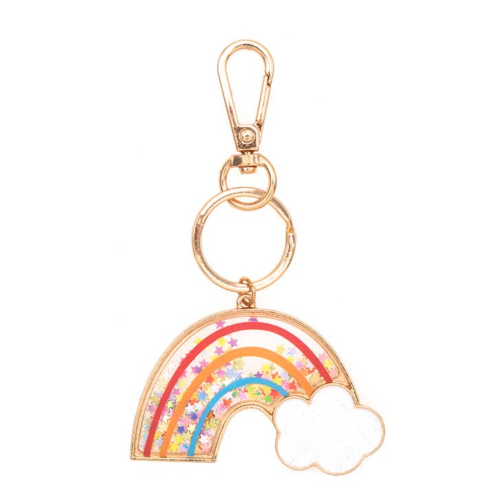 anbfashion - Wholesale Keychain – Women's - RAINBOW GLITTER KEYCHAIN B8K2116