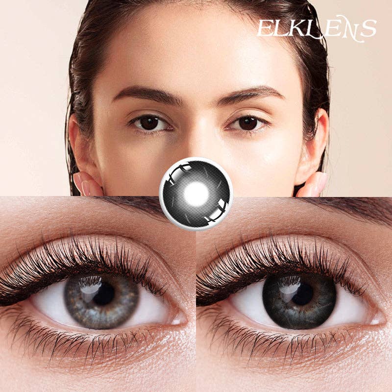 ELKLENS – wholesale Contact lenses – ELKLENS Cotton Black Prescription Colored Contact Lenses2