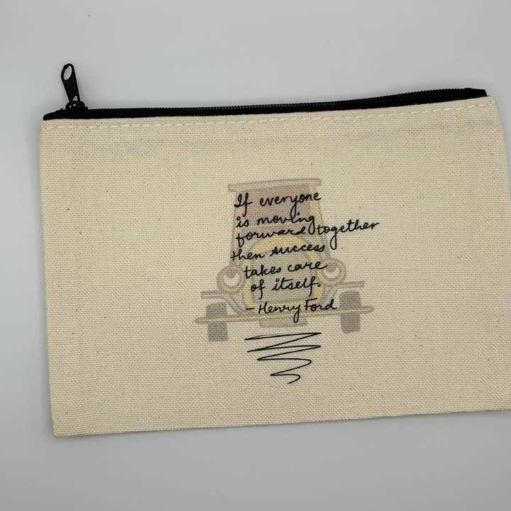 Henry Ford Canvas Pouch for wholesale by Earthly Matters