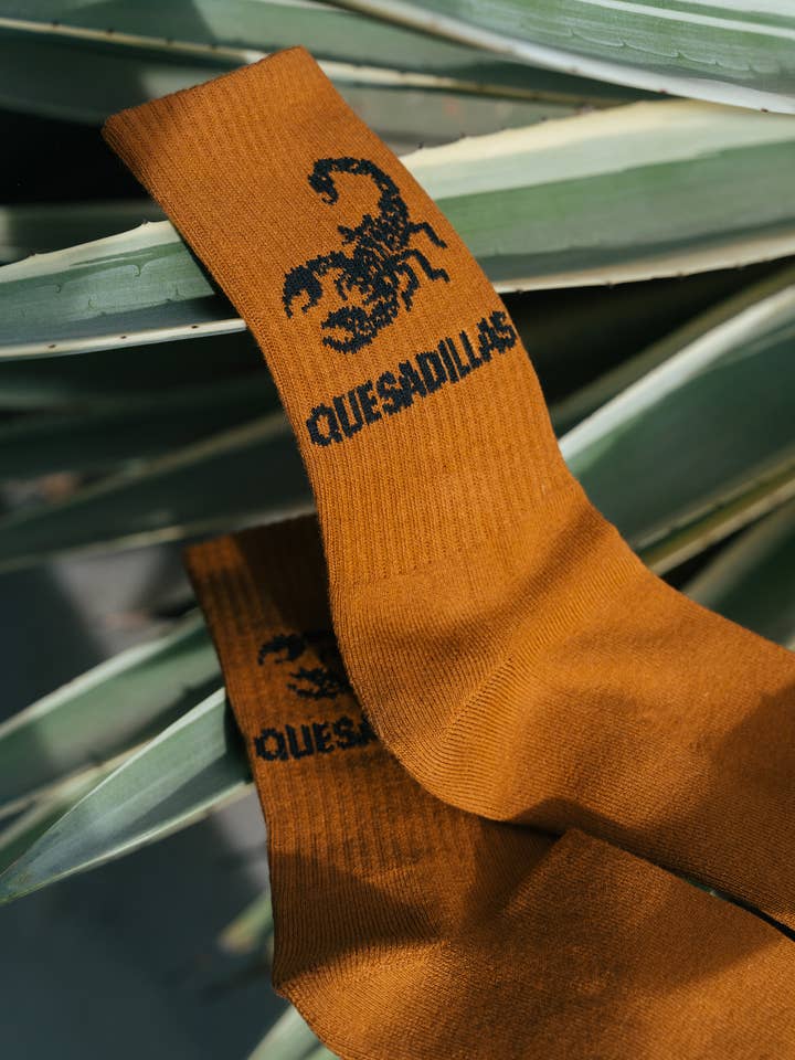Pyknic - Wholesale Socks - Unisex - Quesadillas Socks, Western Comfy Crew Socks