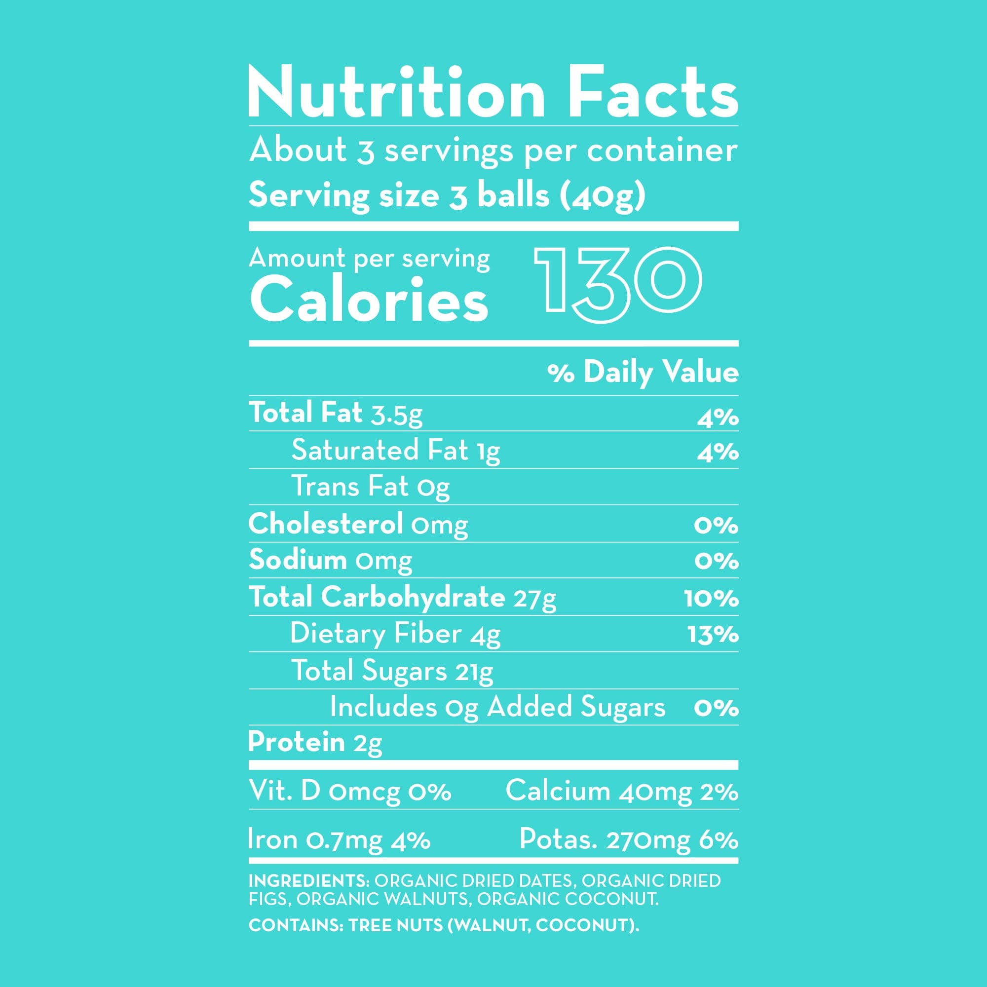 Sunny Fruit - Wholesale Dried/Dehydrated Fruit - Organic Fig & Walnut Balls - No Added Sugar Fruit Nut Snack2