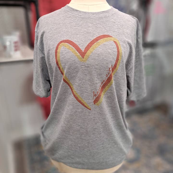 Heart Kansas City Unisex Shirt for wholesale by BLNDesigns