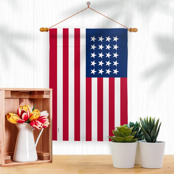 Two Group Flag Co – Bandeira por atacado – Bandeira Estados Unidos 1818-1819 Old Glory Usa Garden House