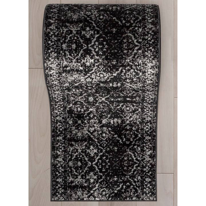 Well Woven – Großhandel Läufer – Argos Runner, Vintage-Medaillon, personalisierbar, orientalisch, Schwarz6