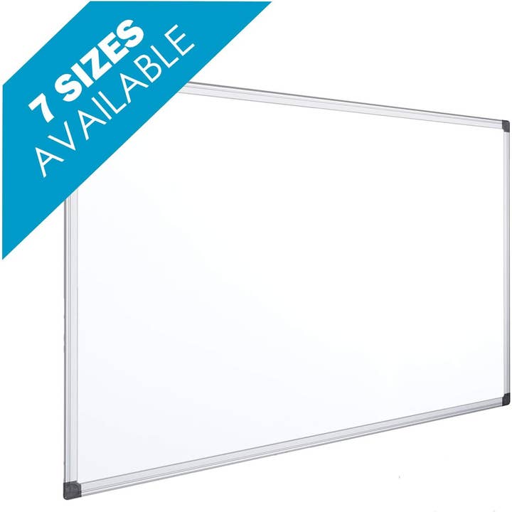 MEDEL OFFICE - Wholesale Whiteboard/Dry-Erase Board - Lacquered White Magnetic Board with Aluminium Frame 45x30 cm