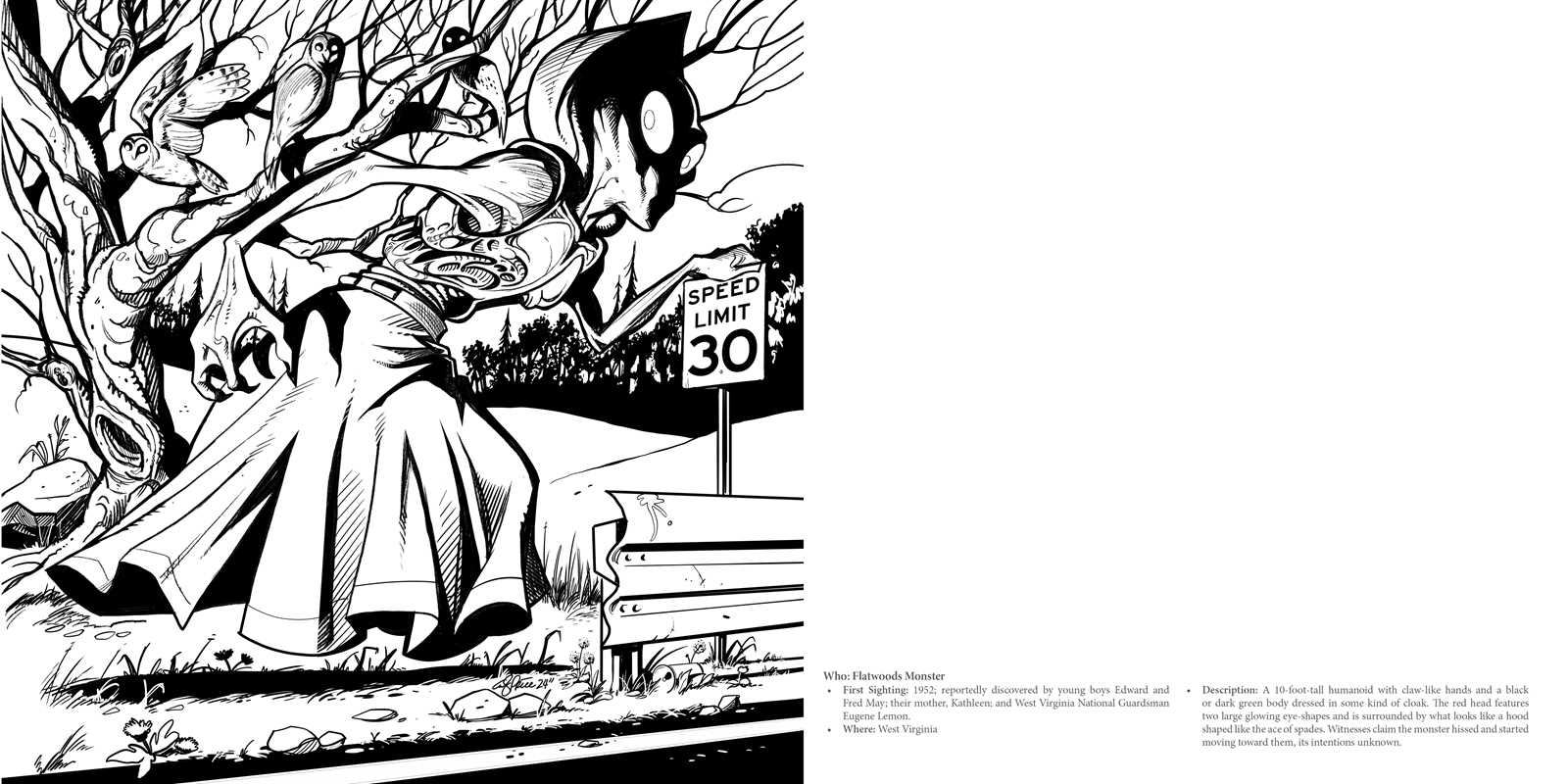 Simon & Schuster - Wholesale Coloring & Activity Book - Adult - Cryptid Creatures Coloring Book by6