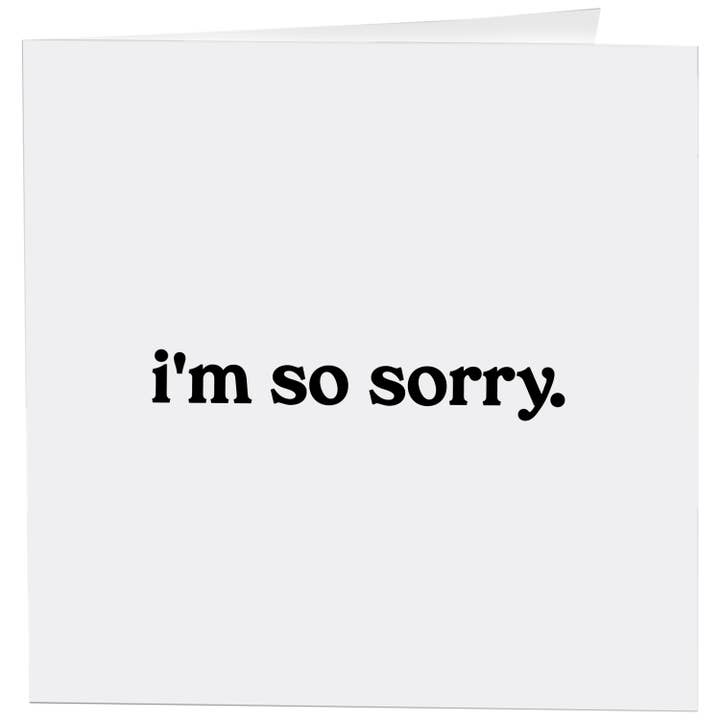 Cards - 386 - I'm So Sorry - Sympathy (Saying) for wholesale by Quotable
